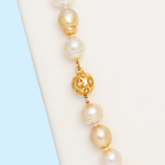 Gold - Shite South Sea Pearl Strand - Rope