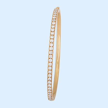 Diamond Bangle - Rose Gold