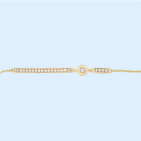 Diamond Bar Bracelet