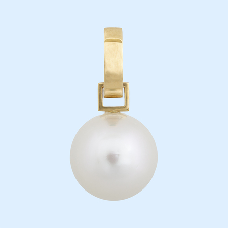 White South Sea Pearl on Rectangual & Open Square setting