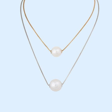 Floating South Sea Pearl Neckaces