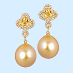 Gold South Sea Pearls w. Diamonds & Sapphires (Autore)