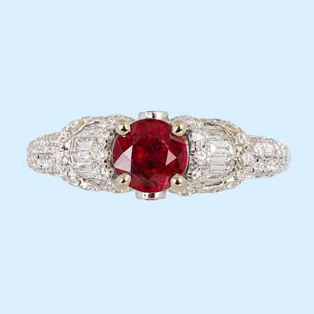 Ruby & Diamonds Ring